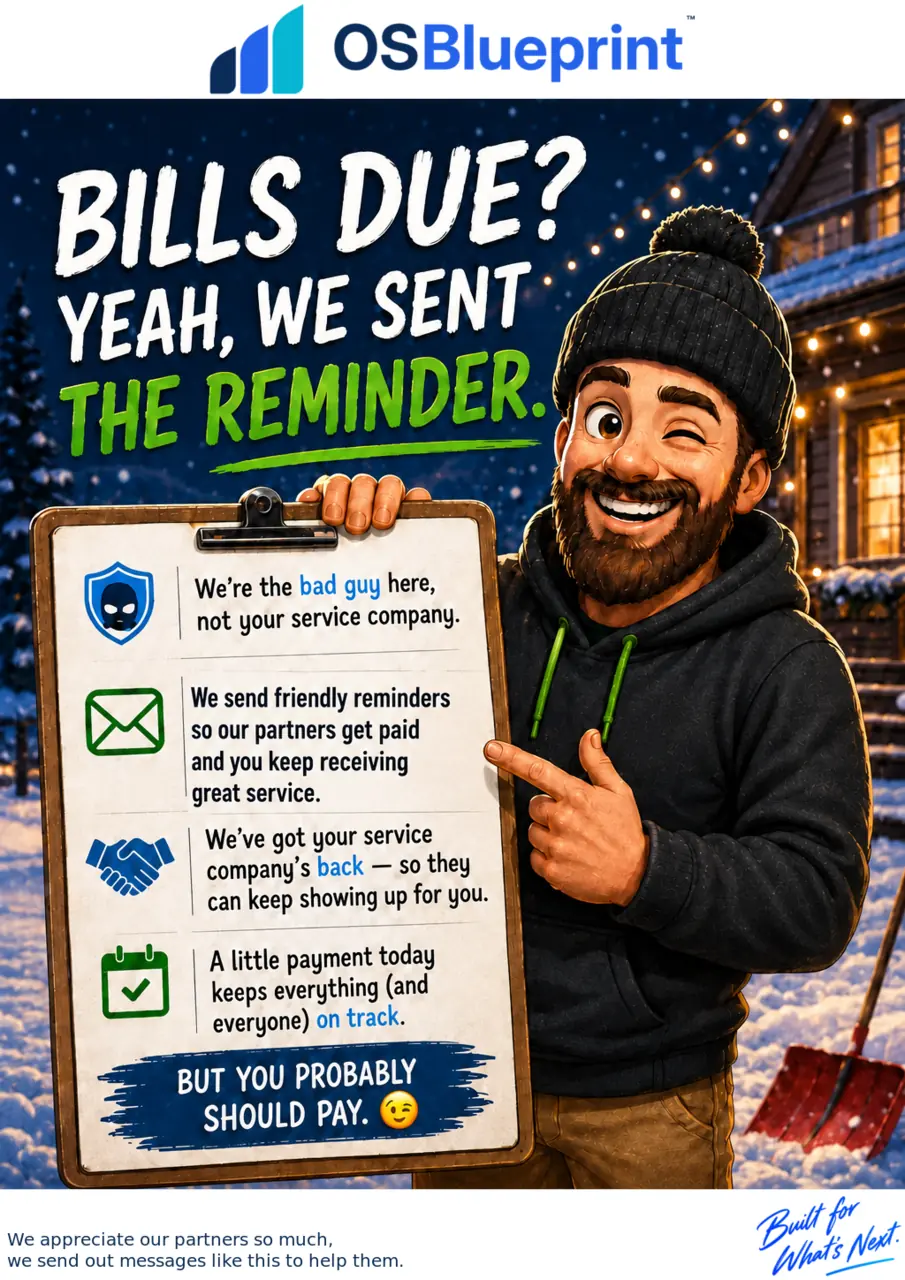 Bills due — winter crew 3 — OSBlueprint