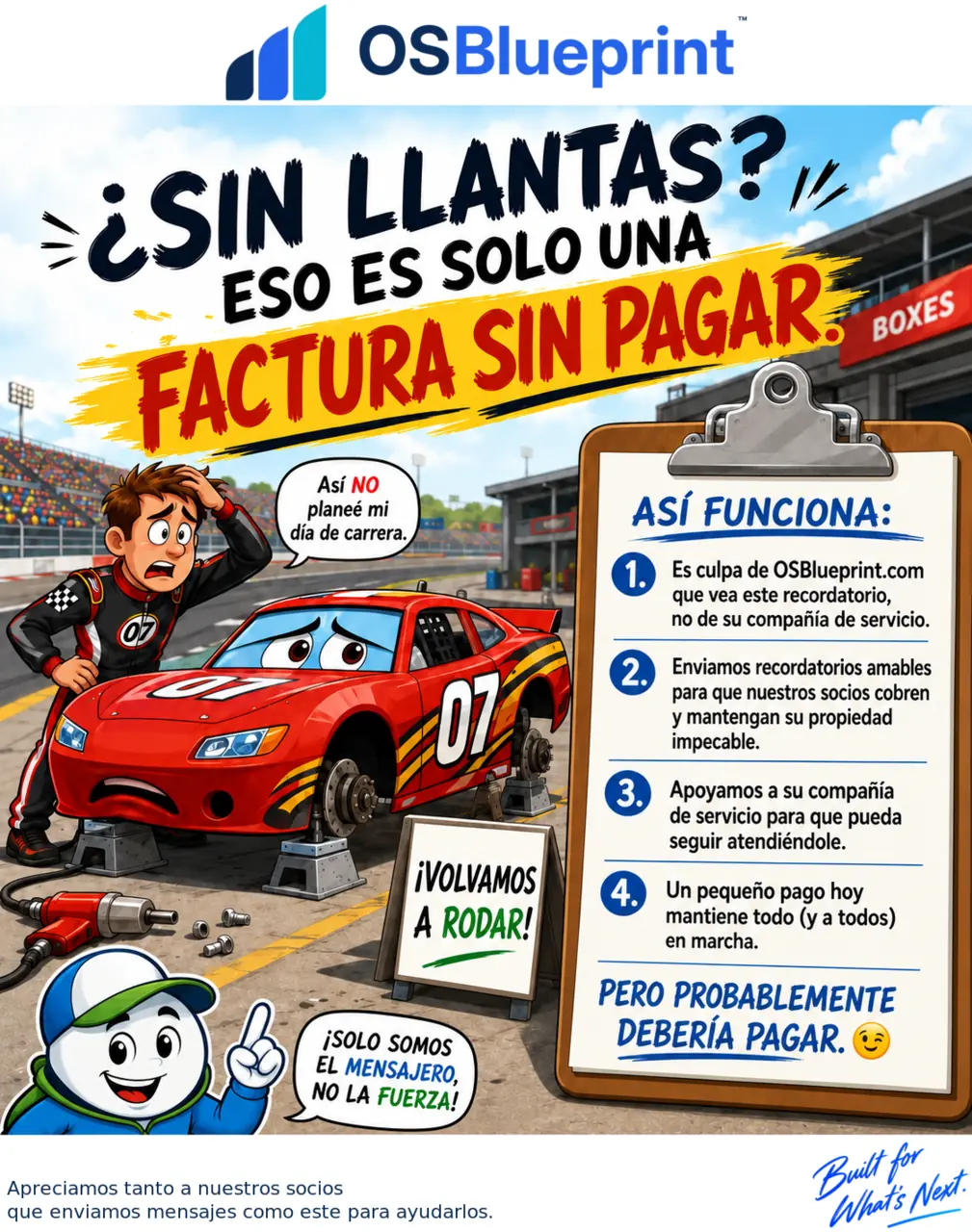 ¿Sin llantas? — OSBlueprint