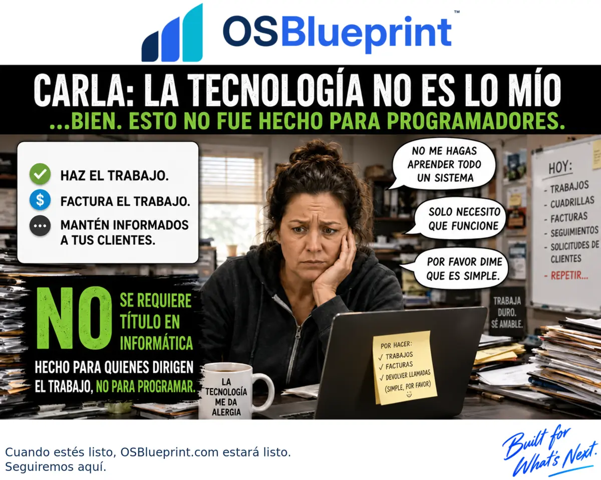 La tecnología no es lo mío. — OSBlueprint